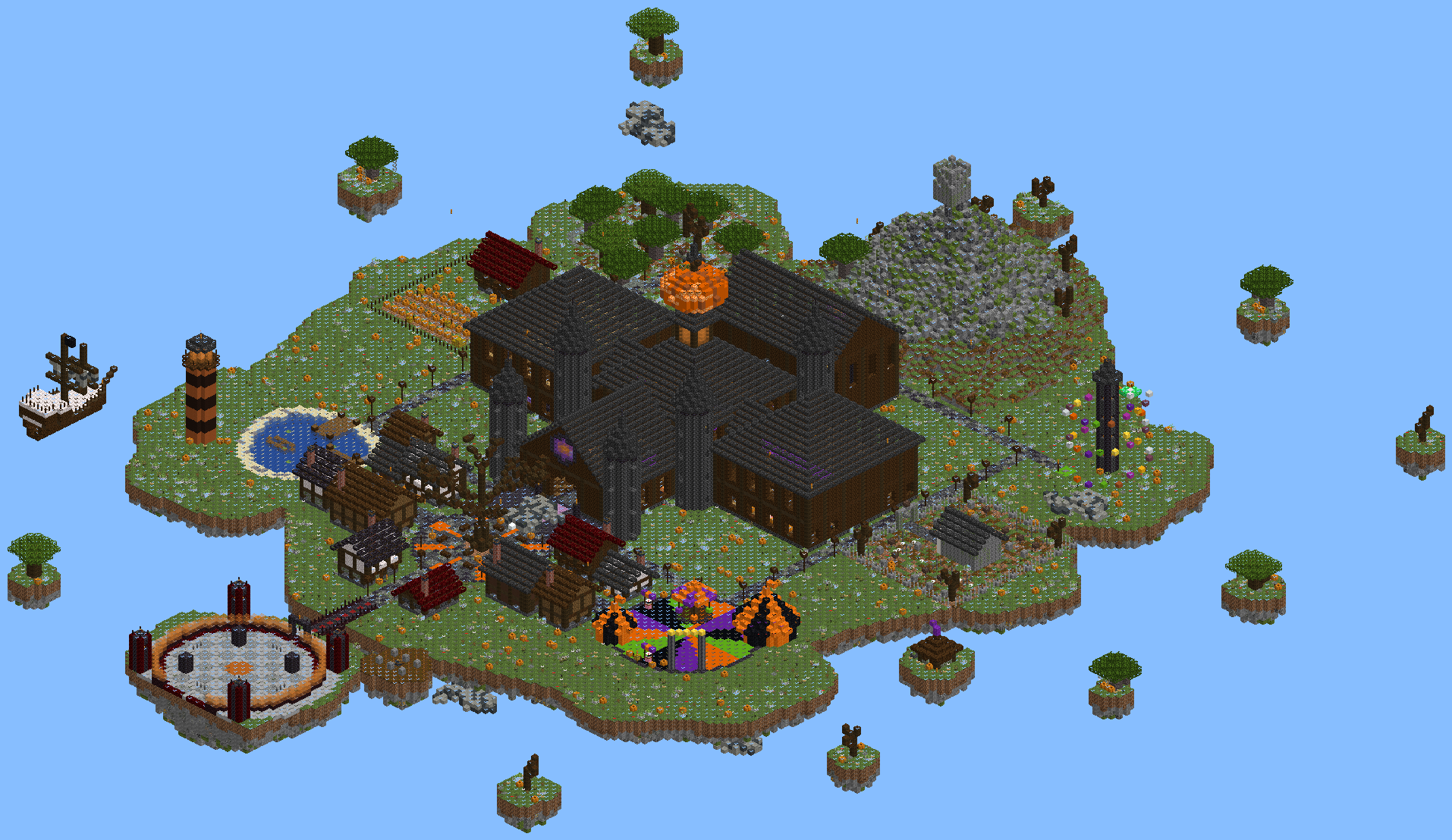 Spawn serwera LuckySky - Upiorny Dwór